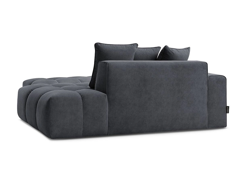 Divano 3 posti con pouf BOBOCHIC MONT-BLANC