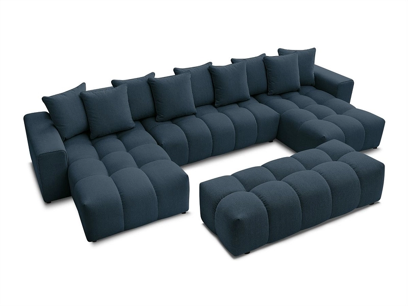 Panorama-Ecksofa mit Hocker BOBOCHIC MONT-BLANC