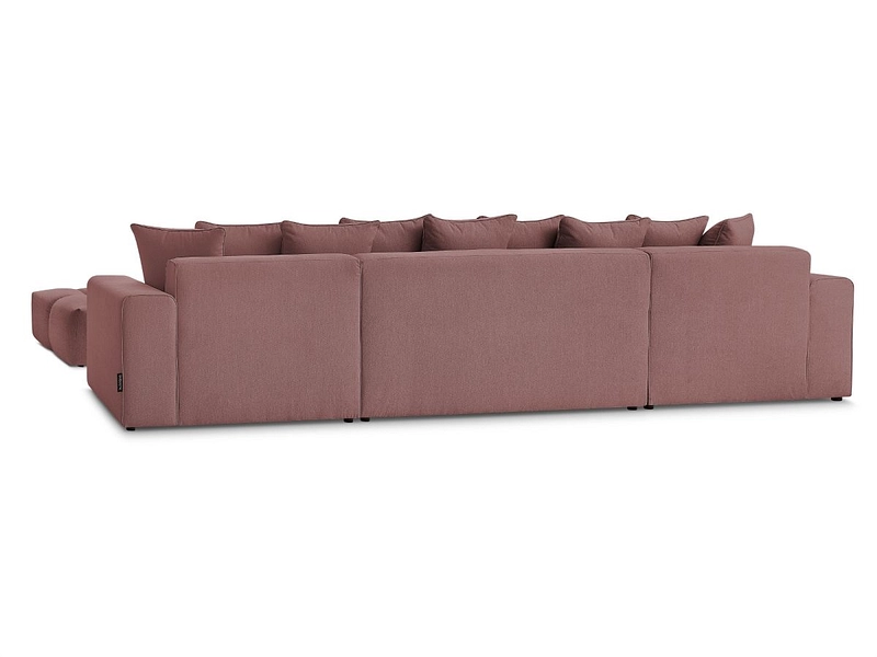 Panorama-Ecksofa mit Hocker BOBOCHIC MONT-BLANC