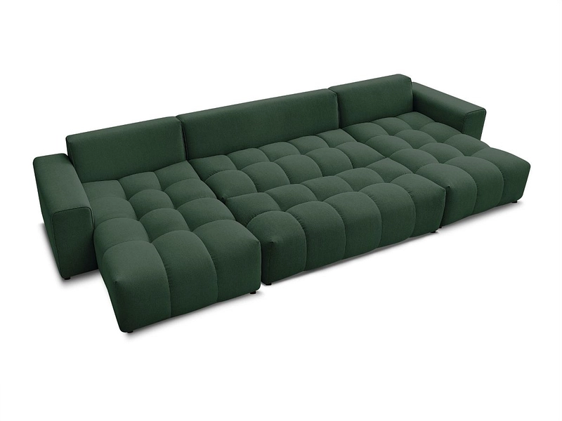 Panorama-Ecksofa mit Hocker BOBOCHIC MONT-BLANC