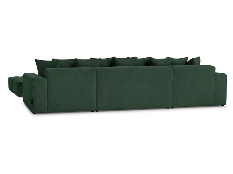 Panorama-Ecksofa mit Hocker BOBOCHIC MONT-BLANC