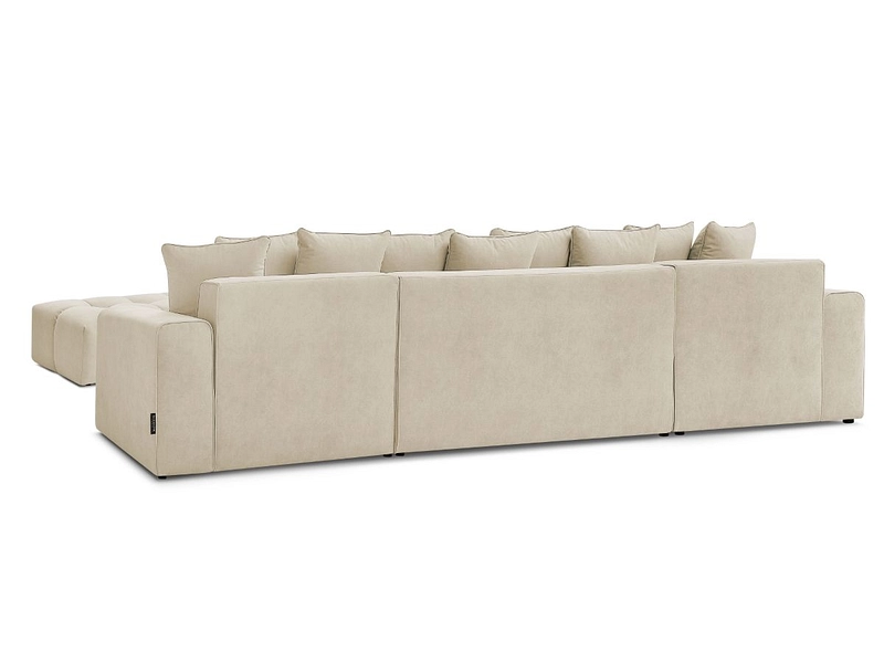 Panorama-Ecksofa mit Hocker BOBOCHIC MONT-BLANC