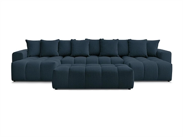 Panorama-Ecksofa mit Hocker BOBOCHIC MONT-BLANC