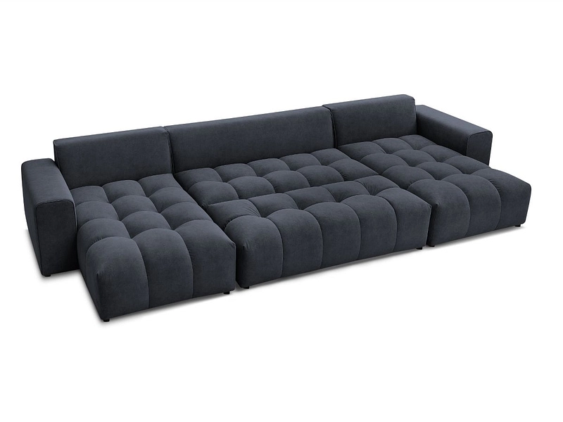 Panorama-Ecksofa mit Hocker BOBOCHIC MONT-BLANC