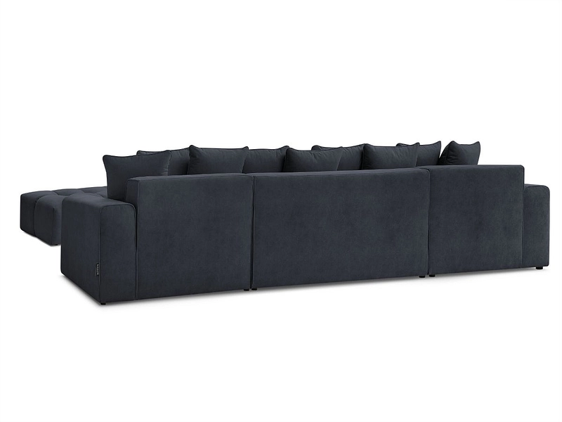 Panorama-Ecksofa mit Hocker BOBOCHIC MONT-BLANC