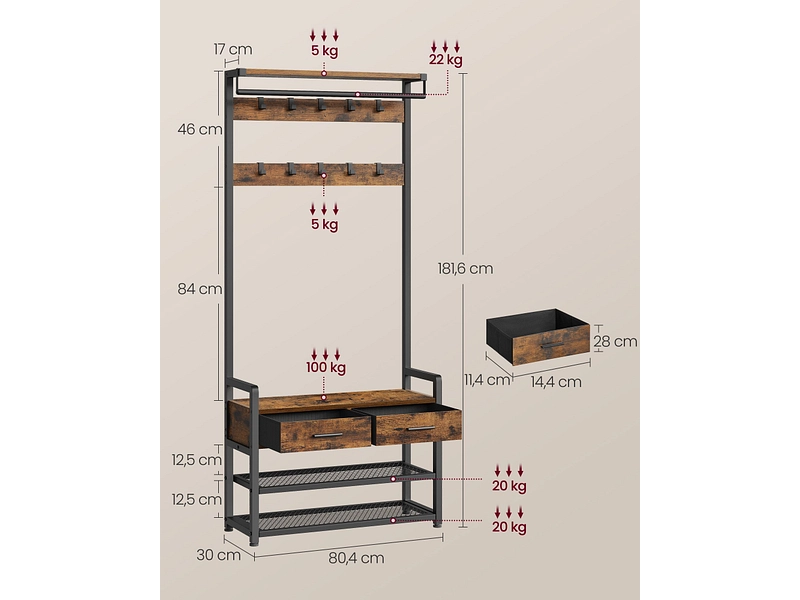 Garderobe HOLD SONGMICS