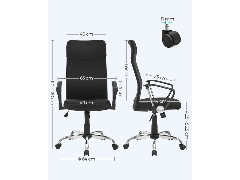 Fauteuil de bureau BRANDON SONGMICS