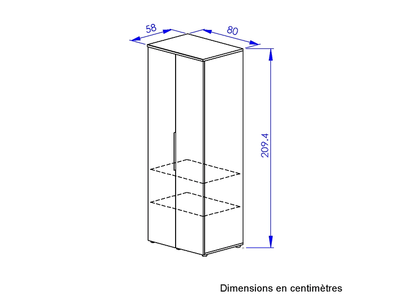 Armoire LUCIAN chêne