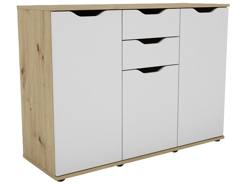 Commode NORDIC 3 portes 2 tiroirs