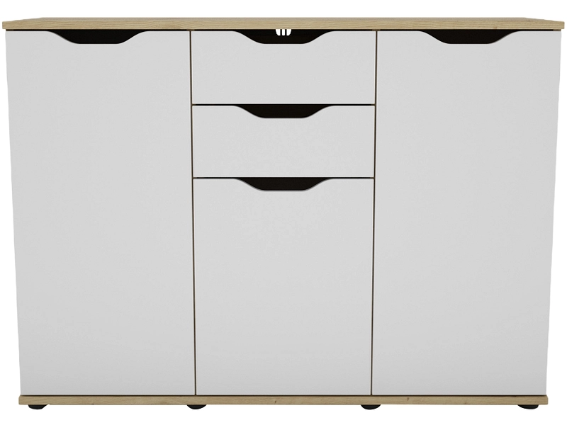 Commode NORDIC 3 portes 2 tiroirs