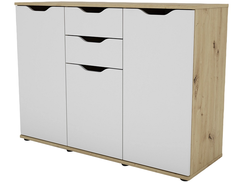 Commode NORDIC 3 portes 2 tiroirs