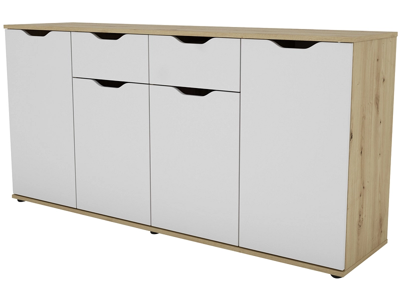 Commode NORDIC 4 portes 2 tiroirs