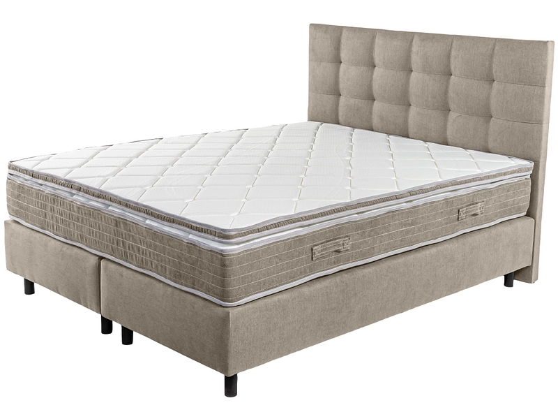 Boxspringbett SOVN beige