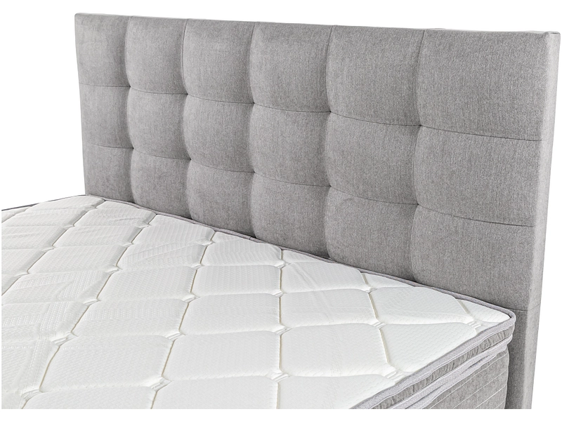 Boxspring SOVN gris clair