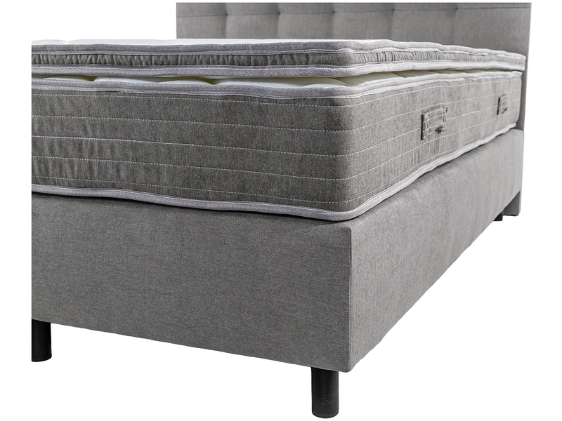 Boxspring SOVN gris clair