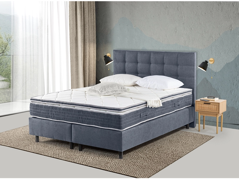 Boxspringbett SOVN ocean blue