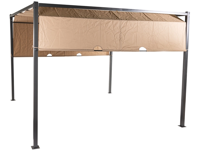 Gazebo GIULIA 300 cm x 300 cm x 220 cm beige