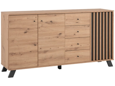 Sideboard MEDAN 3 portes 4 tiroirs