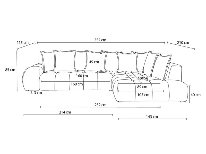 Ecksofa BOBOCHIC EVEREST