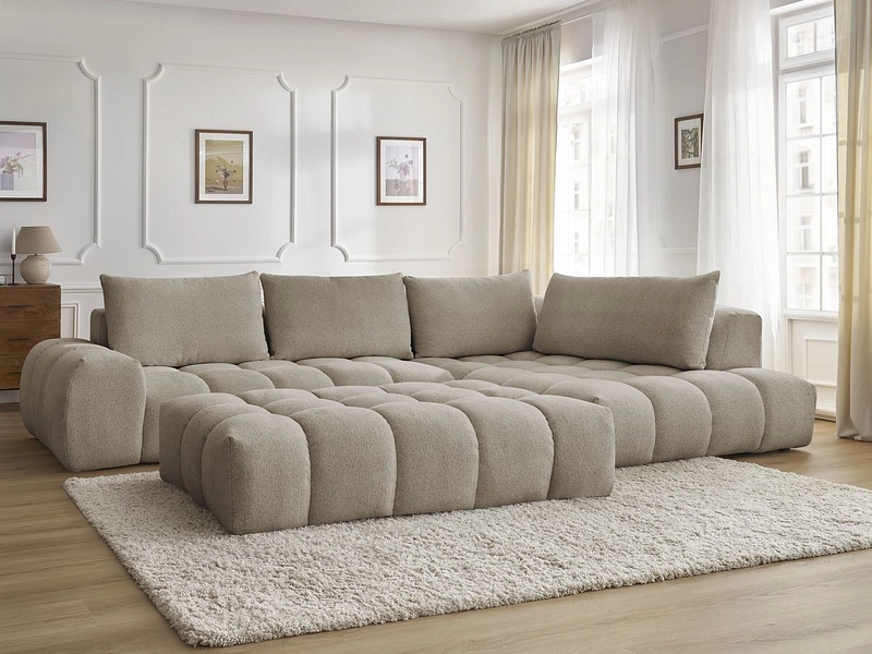 Ecksofa mit Hocker BOBOCHIC EVEREST