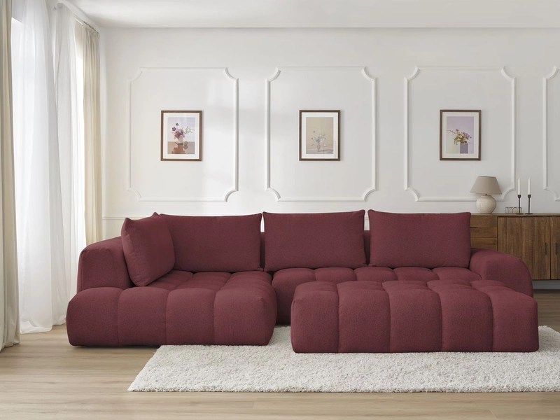 Ecksofa mit Hocker BOBOCHIC EVEREST