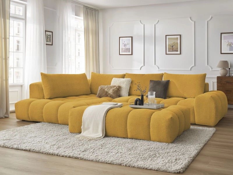 Ecksofa mit Hocker BOBOCHIC EVEREST