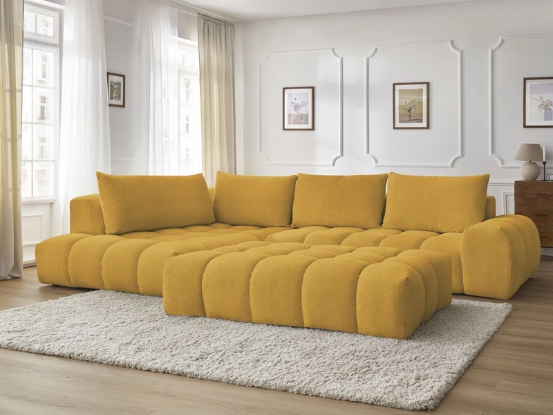 Ecksofa mit Hocker BOBOCHIC EVEREST