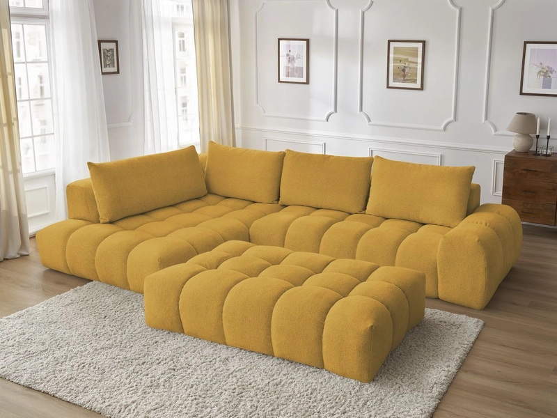 Ecksofa mit Hocker BOBOCHIC EVEREST