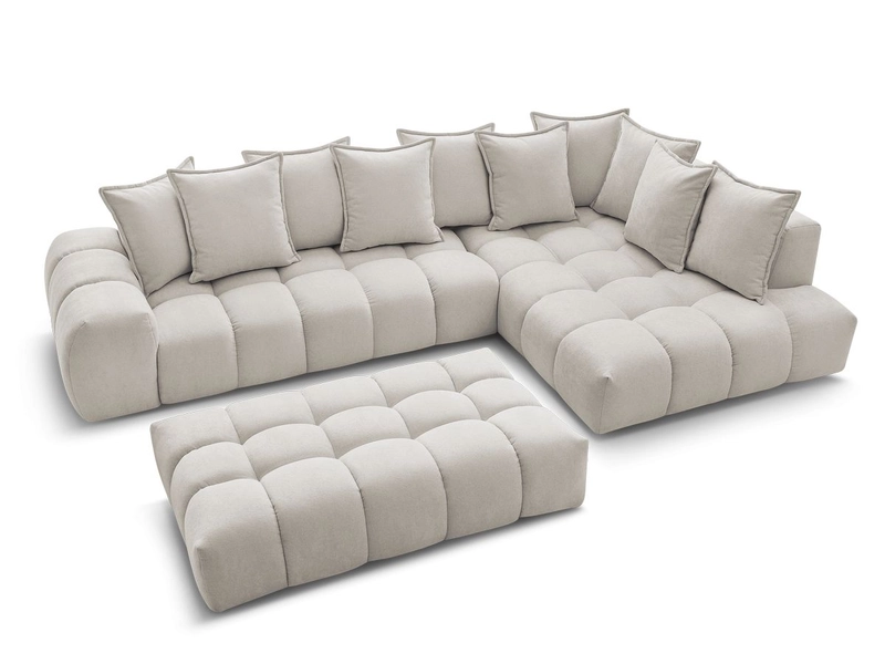 Ecksofa mit Hocker BOBOCHIC EVEREST