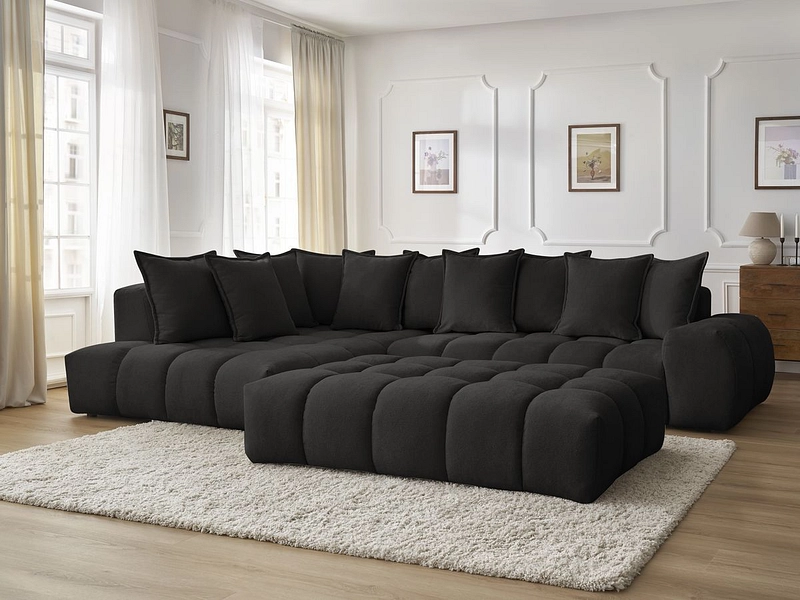 Ecksofa mit Hocker BOBOCHIC EVEREST