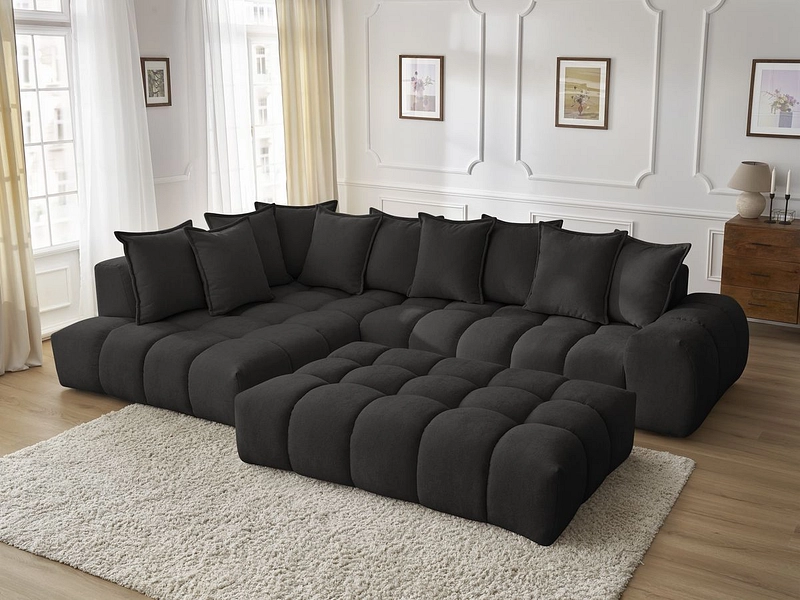 Ecksofa mit Hocker BOBOCHIC EVEREST