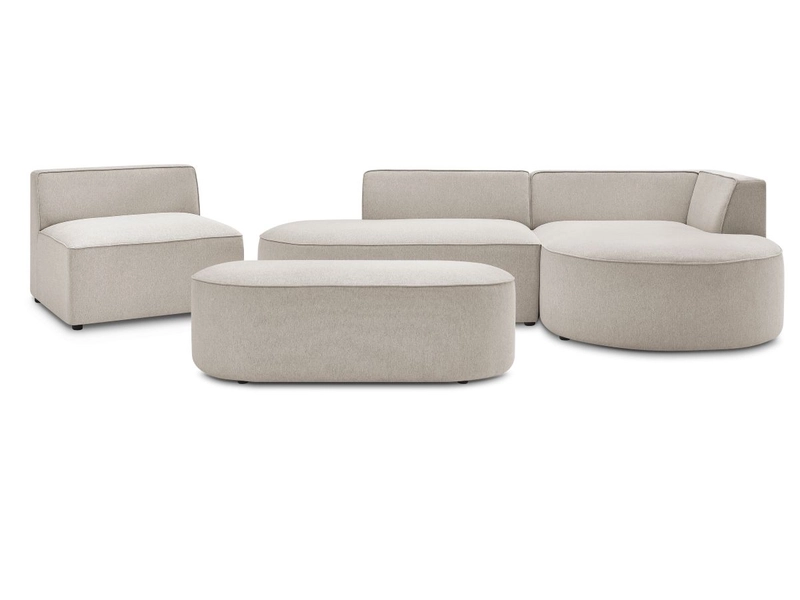 Ecksofa mit Hocker BOBOCHIC ROUSSEAU