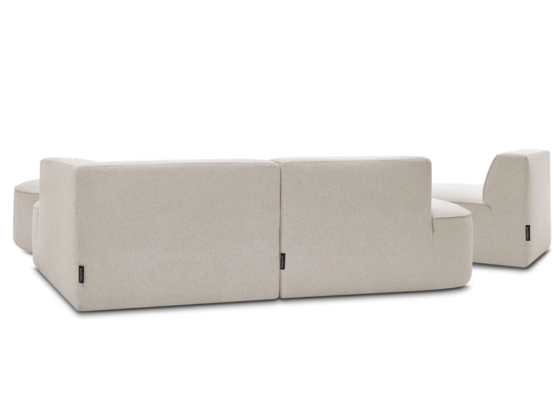 Divano ad angolo con pouf BOBOCHIC ROUSSEAU