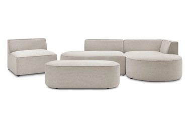 Ecksofa mit Hocker BOBOCHIC ROUSSEAU