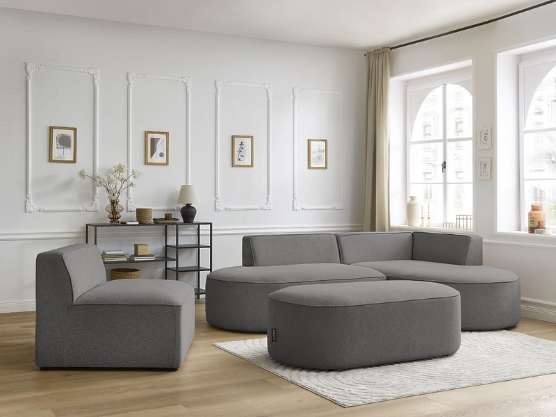 Ecksofa mit Hocker BOBOCHIC ROUSSEAU