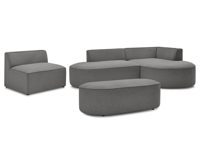 Ecksofa mit Hocker BOBOCHIC ROUSSEAU