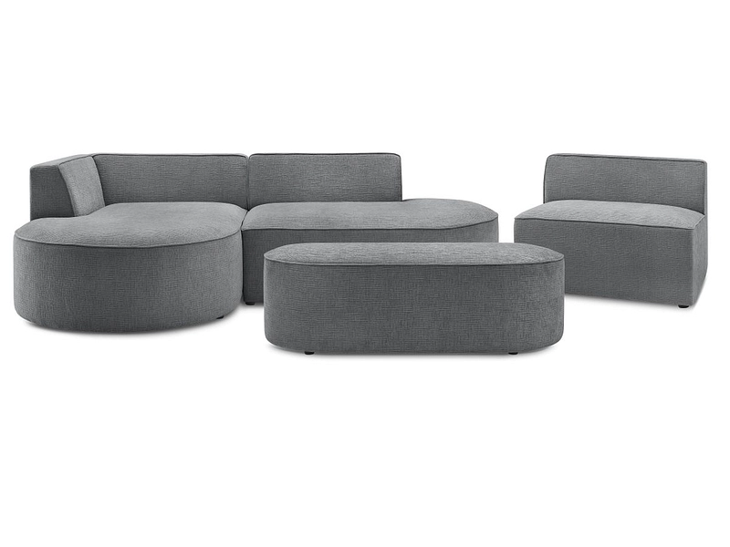 Ecksofa mit Hocker BOBOCHIC ROUSSEAU