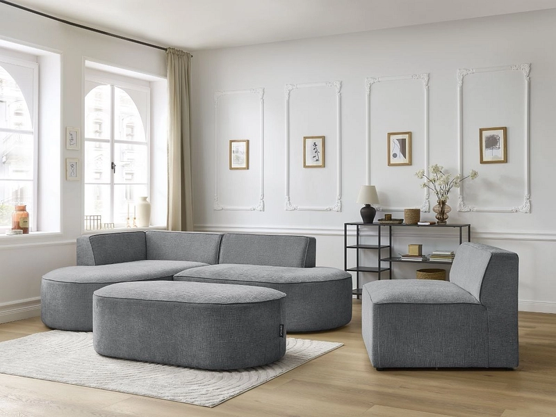 Ecksofa mit Hocker BOBOCHIC ROUSSEAU