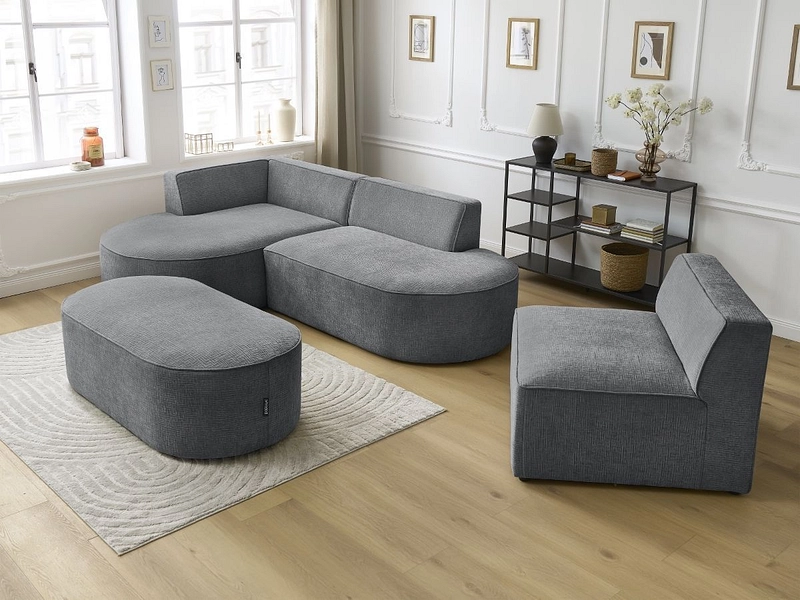 Ecksofa mit Hocker BOBOCHIC ROUSSEAU