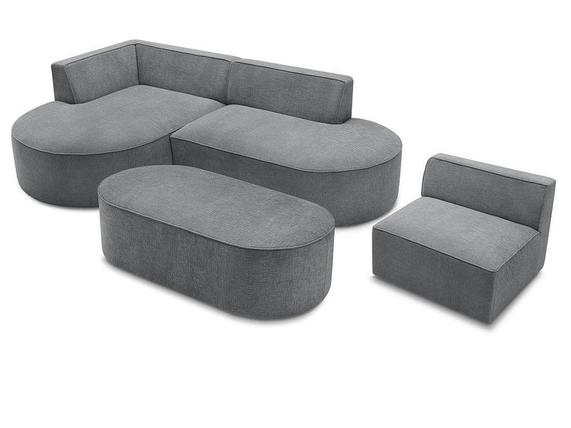 Ecksofa mit Hocker BOBOCHIC ROUSSEAU