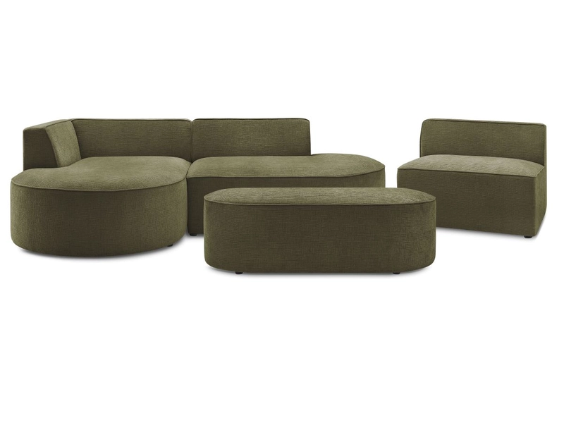 Ecksofa mit Hocker BOBOCHIC ROUSSEAU