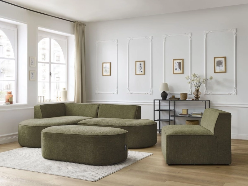 Ecksofa mit Hocker BOBOCHIC ROUSSEAU