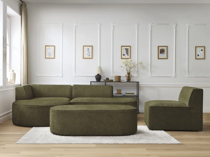 Ecksofa mit Hocker BOBOCHIC ROUSSEAU