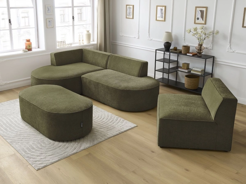 Ecksofa mit Hocker BOBOCHIC ROUSSEAU