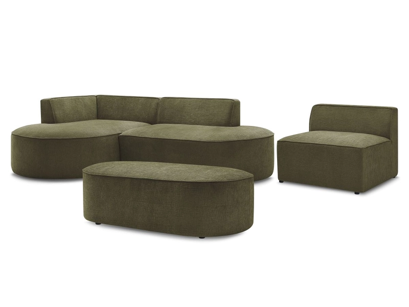 Ecksofa mit Hocker BOBOCHIC ROUSSEAU