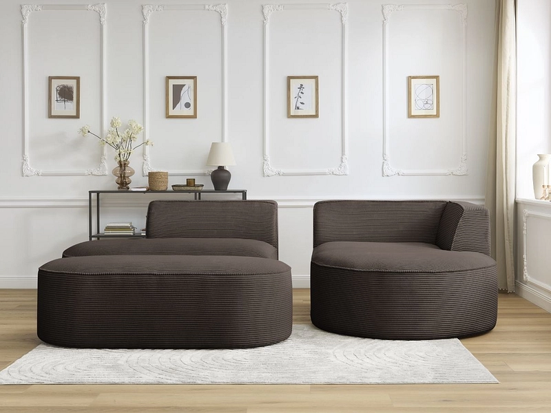 Ecksofa mit Hocker BOBOCHIC ROUSSEAU