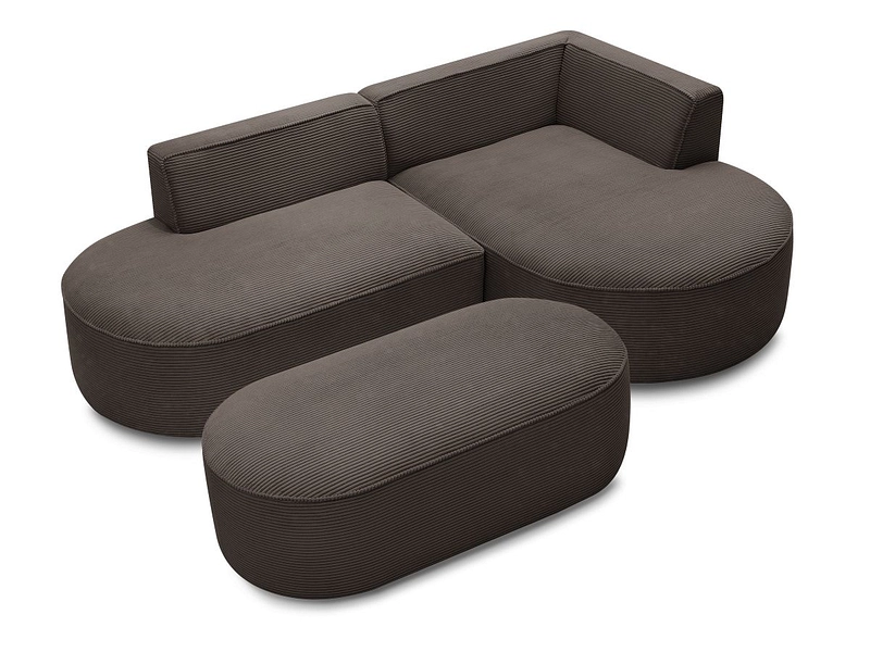 Ecksofa mit Hocker BOBOCHIC ROUSSEAU