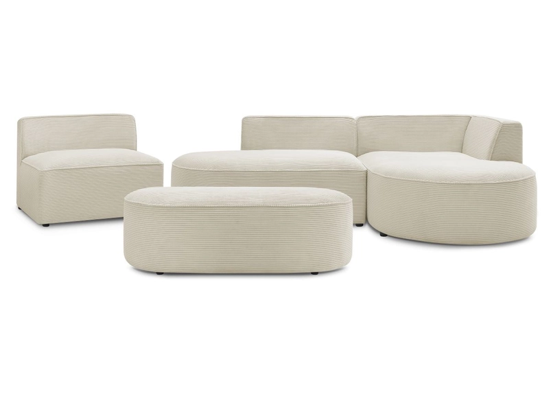 Ecksofa mit Hocker BOBOCHIC ROUSSEAU