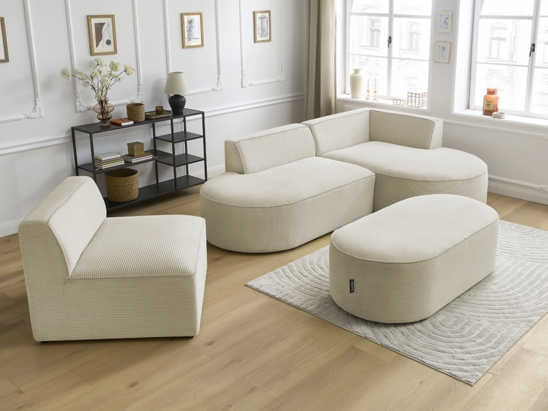 Ecksofa mit Hocker BOBOCHIC ROUSSEAU