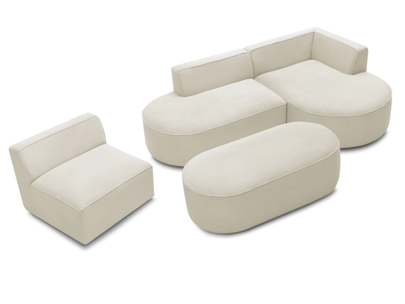 Ecksofa mit Hocker BOBOCHIC ROUSSEAU